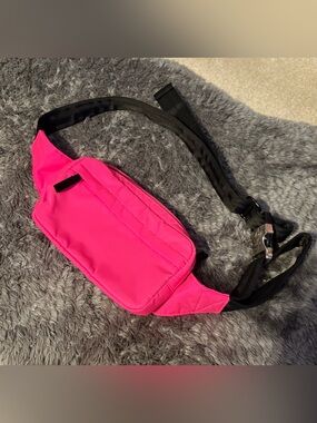 Main Character Hot Pink Crossbody/Fanny Pack with Black Strap